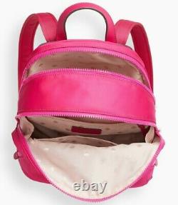 IGNORE Karissa Magenta Nylon Medium Backpack Pink WKRU6586 NWT $279 MSRP FS