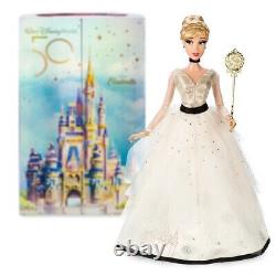 IN HAND Walt Disney World 50th Anniversary Cinderella Doll Limited to 10,000