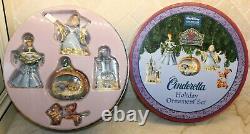 Jim Shore 4 Ornament Sets Cinderella Snow White Beauty and the Beast Villains