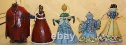 Jim Shore 4 Ornament Sets Cinderella Snow White Beauty and the Beast Villains