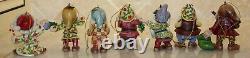 Jim Shore 4 Ornament Sets Cinderella Snow White Beauty and the Beast Villains