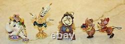 Jim Shore 4 Ornament Sets Cinderella Snow White Beauty and the Beast Villains