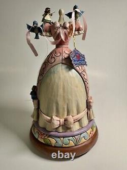 Jim Shore Disney A Dream is a Wish Your Heart Makes Cinderella Dress Music Box