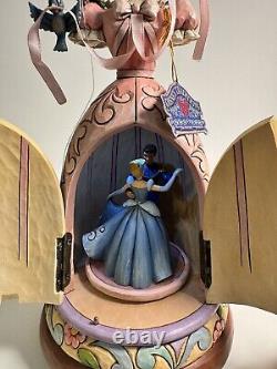 Jim Shore Disney A Dream is a Wish Your Heart Makes Cinderella Dress Music Box