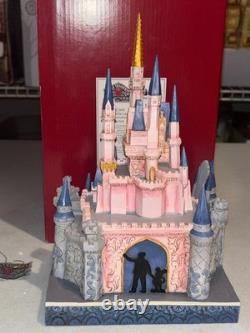 Jim Shore Disney Cinderella Castle 50th Anniversary 4062940 RARE