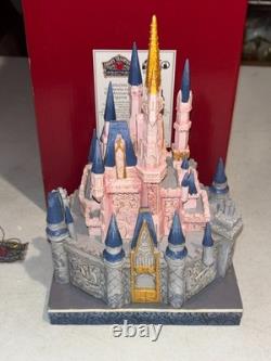 Jim Shore Disney Cinderella Castle 50th Anniversary 4062940 RARE