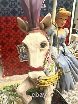 Jim Shore Disney PRINCESS OF DREAMS Cinderella Carousel Horse In Original Box