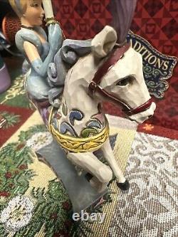 Jim Shore Disney PRINCESS OF DREAMS Cinderella Carousel Horse In Original Box