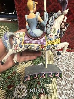 Jim Shore Disney PRINCESS OF DREAMS Cinderella Carousel Horse In Original Box