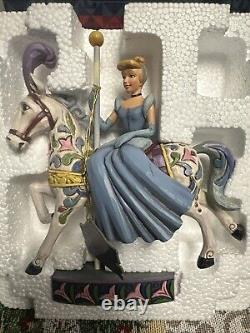 Jim Shore Disney PRINCESS OF DREAMS Cinderella Carousel Horse In Original Box