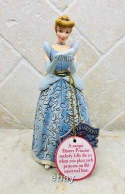 Jim Shore RARE Disney Cinderella Dreaming For A Prince Sonata Musical 4020791