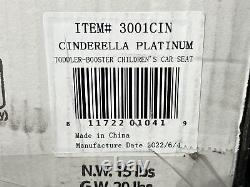 KidsEmbrace 3001CIN Disney Cinderella Booster Car Seat Exp 01/01/29 New Open Box