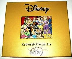 LE 100 Disney Pin Tiana Mulan Pocahontas Belle Ariel Rapunzel SUPER JUMBO Acme