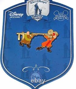 LE Disney Pin Cinderella 110th Legacy Collection Jaq Gus Mouse Gold Golden Key