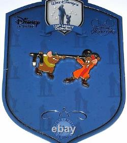 LE Disney Pin Cinderella 110th Legacy Collection Jaq Gus Mouse Gold Golden Key