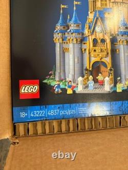 LEGO 43222 The Disney Cinderella Castle 4837pcs BRAND NEW- SHIPS from US