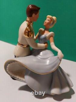 LENOX CINDERELLA and PRINCE CHARMING Dancing Disney sculpture - NEW in BOX wCOA