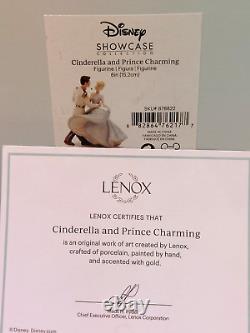 LENOX CINDERELLA and PRINCE CHARMING Dancing Disney sculpture - NEW in BOX wCOA