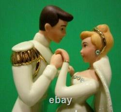 LENOX Disney CINDERELLA WEDDING DAY CAKE TOPPER Prince Charming NEW in BOX COA