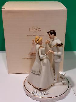 LENOX Disney CINDERELLA WEDDING DAY CAKE TOPPER Prince Charming NEW in BOX COA