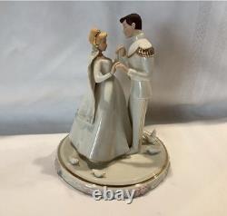 LENOX Disney CINDERELLA WEDDING DAY Prince Charming CAKE TOPPER NEW 24K Gold