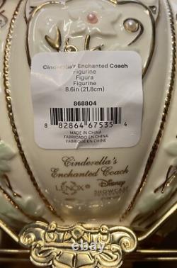 LENOX Disney Cinderella Porcelain Light Up Stage Coach Carriage Wedding Decor