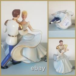 LENOX Disney Cinderella & Prince Charming Figurine Dancing Wedding Topper