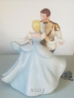 LENOX Disney Cinderella & Prince Charming Figurine Dancing Wedding Topper