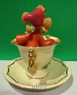 LENOX Disney TEA PARTY PALS Teacup sculpture Cinderella JAQ GUS NEW in BOX COA