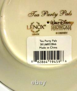 LENOX Disney TEA PARTY PALS Teacup sculpture Cinderella JAQ GUS NEW in BOX COA