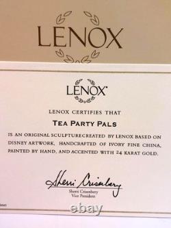 LENOX Disney TEA PARTY PALS Teacup sculpture Cinderella JAQ GUS NEW in BOX COA