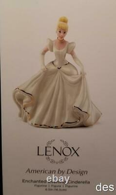 LENOX Disney's CINDERELLA & Cinderella's Lighted ENCHANTED COACH Both NIB