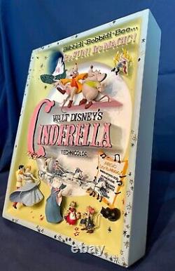 LIMITED EDITION 3000 New Disney Cinderella Sculpted 3D Movie Poster Unopened