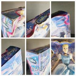 LOT Two NEW SEALED Disney Dolls 12 Cinderella Twinkle Lights & Prince Charming