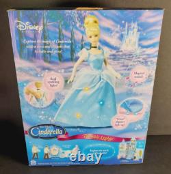 LOT Two NEW SEALED Disney Dolls 12 Cinderella Twinkle Lights & Prince Charming