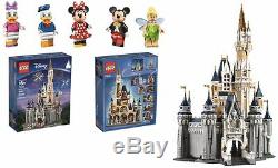 Lego Cinderella Disney Castle Never Opened- 5 Minifigs inc. Tinkerbell! #71040