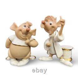 Lenox Classics Disney Showcase Cinderella GUS Mouse New Open Box 24k Gold