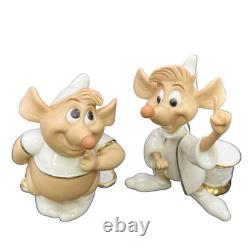 Lenox Classics Disney Showcase Cinderella GUS Mouse New Open Box 24k Gold