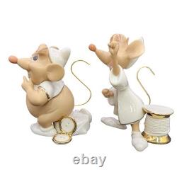Lenox Classics Disney Showcase Cinderella GUS Mouse New Open Box 24k Gold