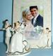 Lenox Disney Cinderella & Prince 2 PC Magical Moment Cake Topper & 5x7 Frame New
