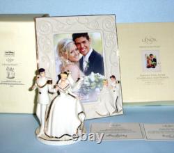 Lenox Disney Cinderella & Prince 2 PC Magical Moment Cake Topper & 5x7 Frame New