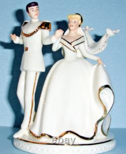Lenox Disney Cinderella & Prince 2 PC Magical Moment Cake Topper & 5x7 Frame New