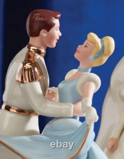Lenox Disney Cinderella & Prince Charming Dancing Figurine 6H New
