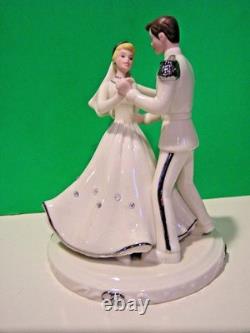 Lenox Disney Cinderella Prince Charming Figurine Wedding Cake Topper Love NEW