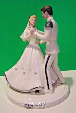 Lenox Disney Cinderella Prince Charming Figurine Wedding Cake Topper Love NEW