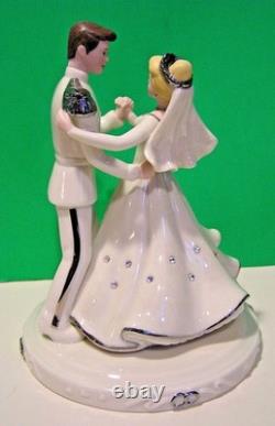 Lenox Disney Cinderella Prince Charming Figurine Wedding Cake Topper Love NEW