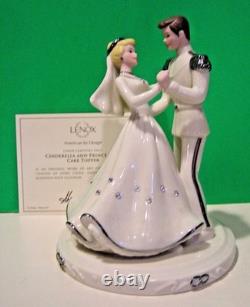 Lenox Disney Cinderella Prince Charming Figurine Wedding Cake Topper Love NEW