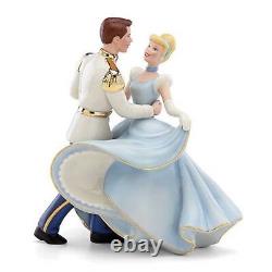 Lenox Disney Cinderella & Prince Charming Figurine Wedding Cake Topper Waltz NEW