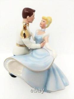 Lenox Disney Cinderella & Prince Charming Figurine Wedding Cake Topper Waltz NEW