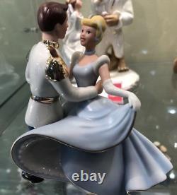 Lenox Disney Cinderella & Prince Charming Figurine Wedding Cake Topper Waltz NEW